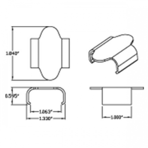 CAMSO SNOW TRACKS REPLACEMENT TRACK CLIP EA Of 10 (AFT120107)