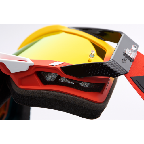 RACECRAFT 2 GOGGLE OGUSTO - MIRROR RED LENS