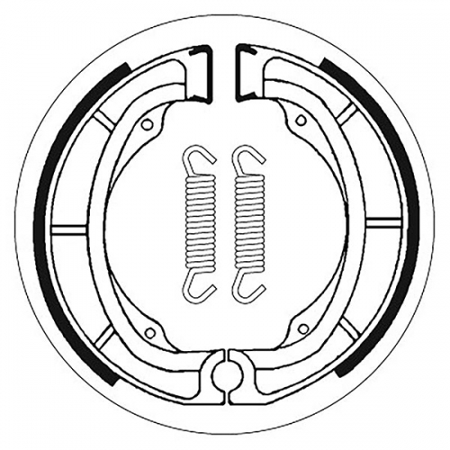 SBS BRAKE SHOES WITH SPRINGS (5192016100)