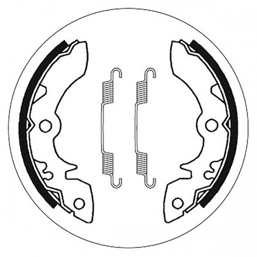 SBS BRAKE SHOES WITH SPRINGS (5192051100)