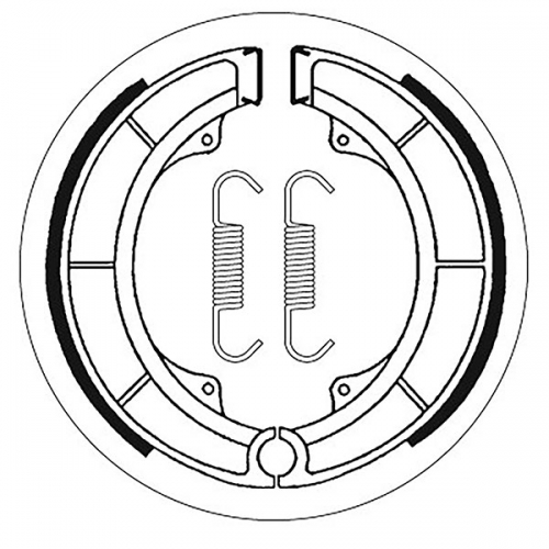 SBS BRAKE SHOES WITH SPRINGS (5192099100)