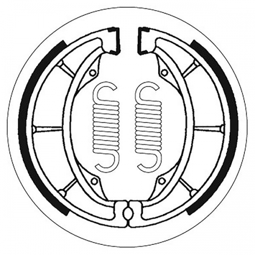 SBS BRAKE SHOES WITH SPRINGS (5192183100)