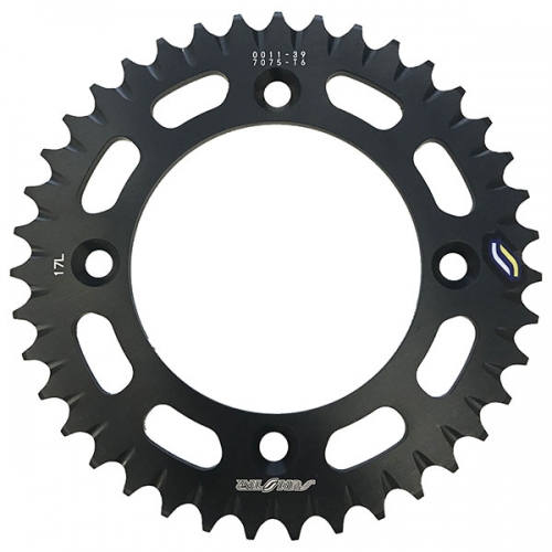 SUNSTAR WORKS TRIPLESTAR ALUMINUM REAR SPROCKETS (5-001139BK)