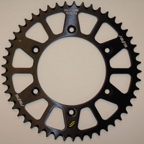 SUNSTAR WORKS TRIPLESTAR ALUMINUM REAR SPROCKET (5-354753BK)