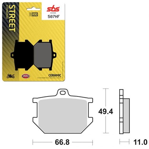 SBS ATV/UTV CERAMIC BRAKE PAD (6190507108)