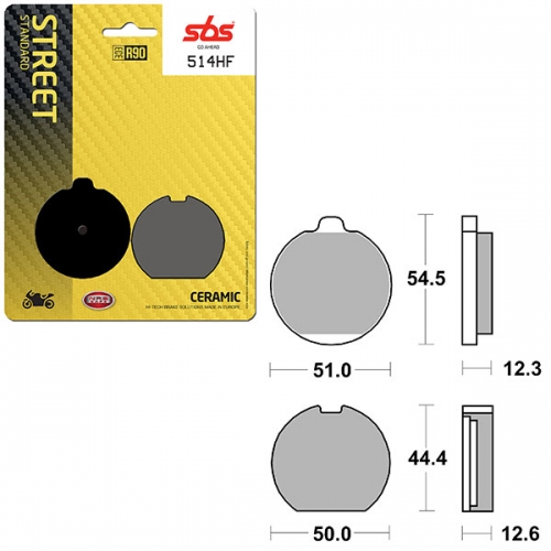 SBS ATV/UTV CERAMIC BRAKE PAD (6190514108)