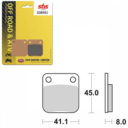 SBS ATV/UTV EVO SINTER BRAKE PAD (6280536108)