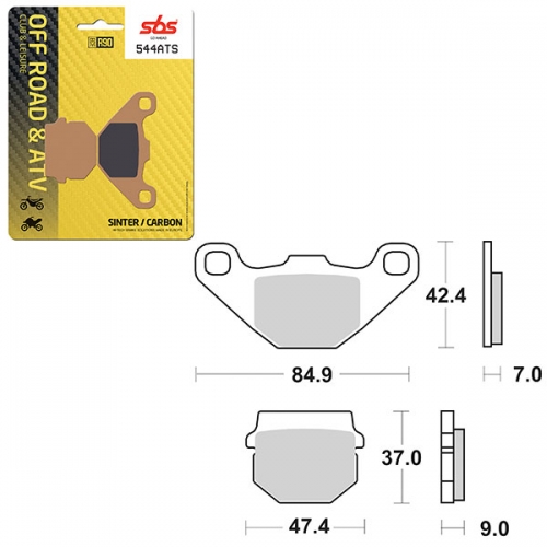 SBS ATV/UTV SINTER BRAKE PAD (6460544100)