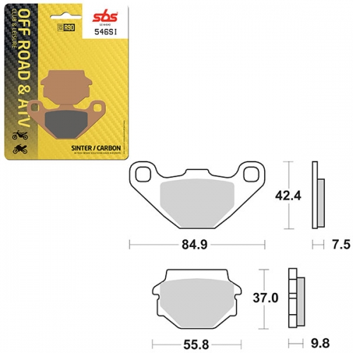 SBS ATV/UTV SINTER BRAKE PAD (6240546108)