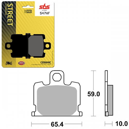 SBS ATV/UTV CERAMIC BRAKE PAD (6190547108)