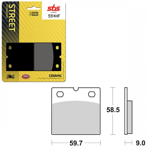 SBS ATV/UTV CERAMIC BRAKE PAD (6190554108)