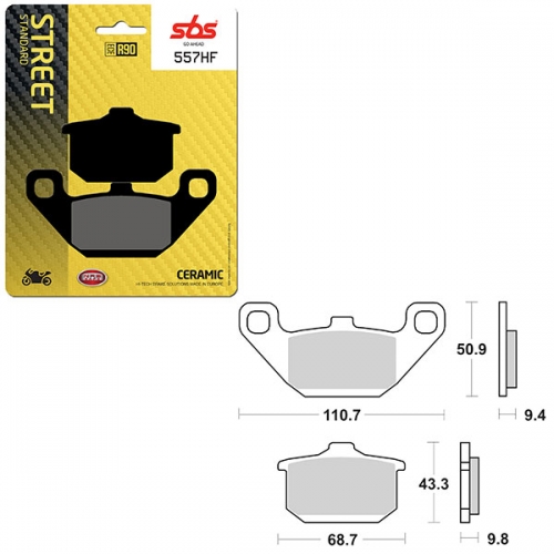 SBS ATV/UTV CERAMIC BRAKE PAD (6190557108)