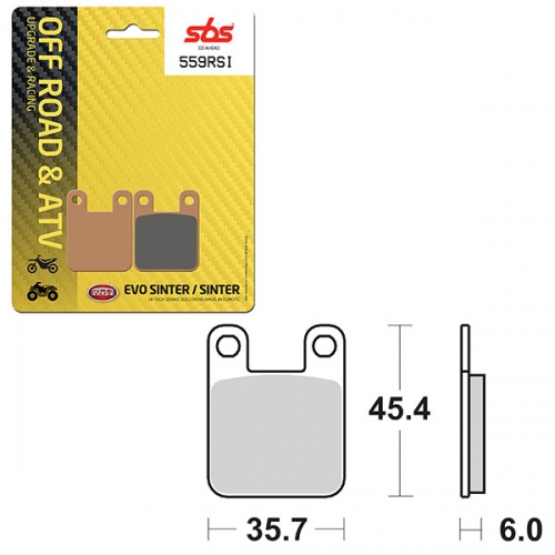 SBS ATV/UTV EVO SINTER BRAKE PAD (6280559108)