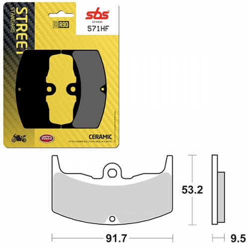 SBS ATV/UTV CERAMIC BRAKE PAD (6190571108)