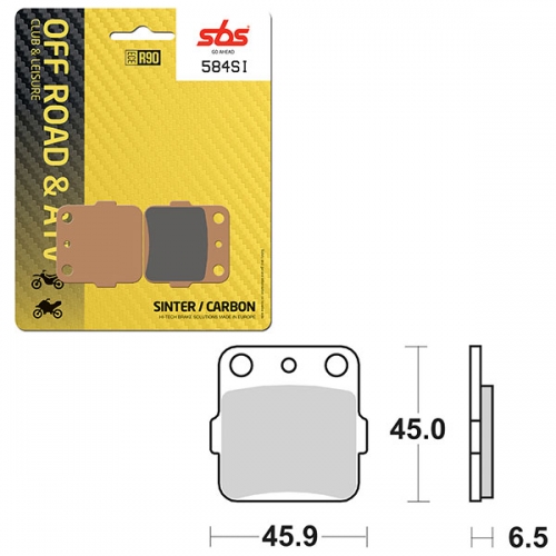 SBS ATV/UTV SINTER BRAKE PAD (6240584108)