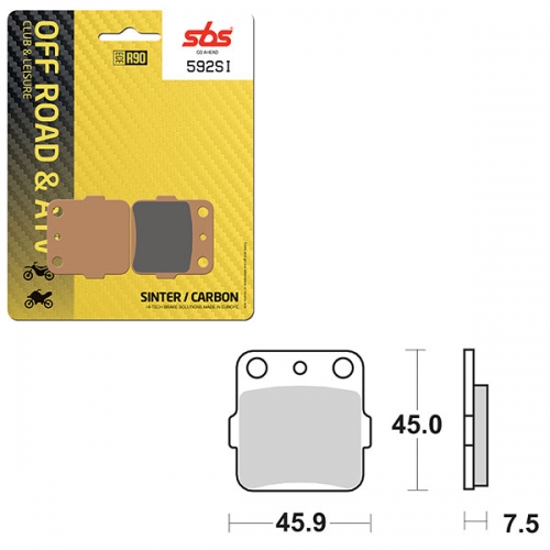 SBS ATV/UTV SINTER BRAKE PAD (6240592108)