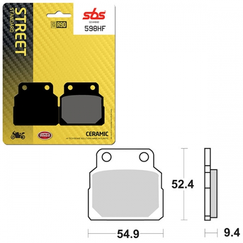 SBS ATV/UTV CERAMIC BRAKE PAD (6190598108)