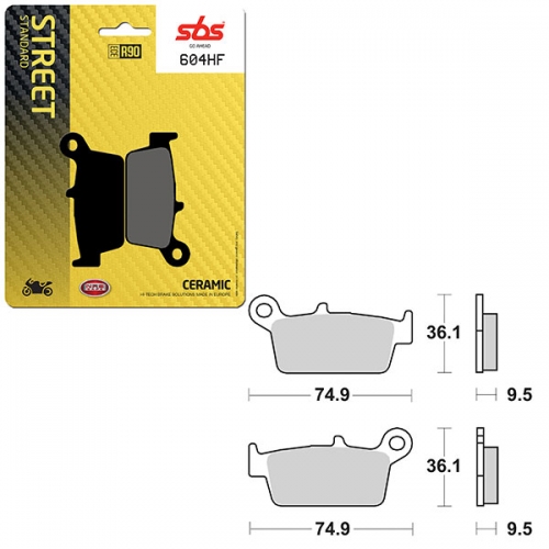 SBS ATV/UTV CERAMIC BRAKE PAD (6190604108)