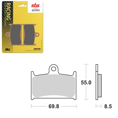 SBS CERAMIC BRAKE PAD (01627624)