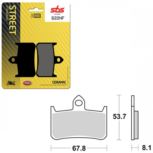 SBS ATV/UTV CERAMIC BRAKE PAD (6190622108)