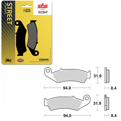 SBS ATV/UTV CERAMIC BRAKE PAD (6190623108)