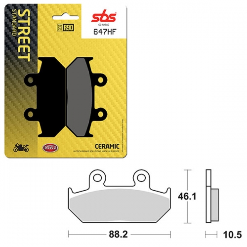 SBS ATV/UTV CERAMIC BRAKE PAD (6190647108)