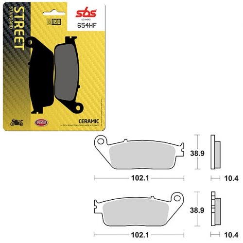 SBS ATV/UTV CERAMIC BRAKE PAD (6190654108)