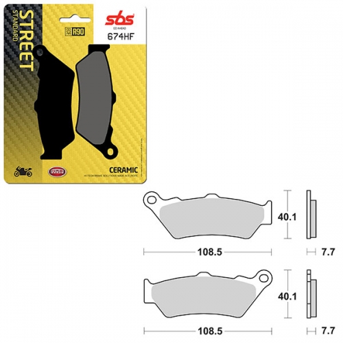 SBS ATV/UTV CERAMIC BRAKE PAD (6190674108)