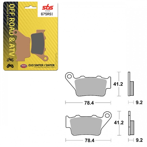 SBS ATV/UTV EVO SINTER BRAKE PAD (6280675108)