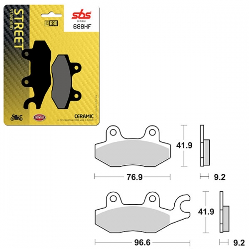 SBS ATV/UTV CERAMIC BRAKE PAD (6190688108)