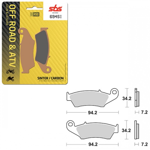 SBS ATV/UTV SINTER BRAKE PAD (6240694108)