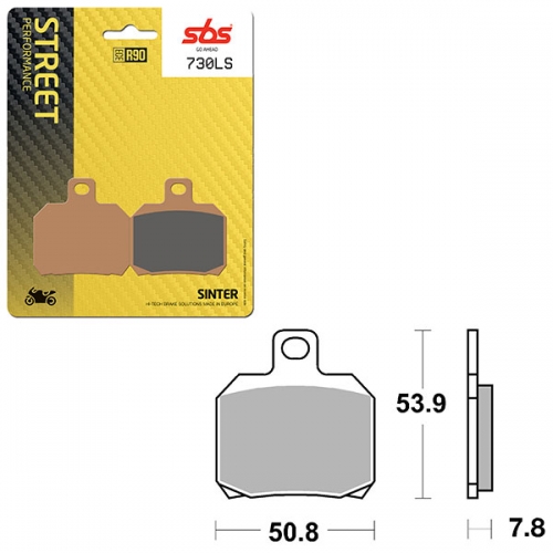 SBS PERFORMANCE LS SINTER REAR BRAKE PAD (6260730108)