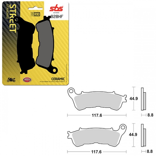 SBS ATV/UTV CERAMIC BRAKE PAD (6190828108)