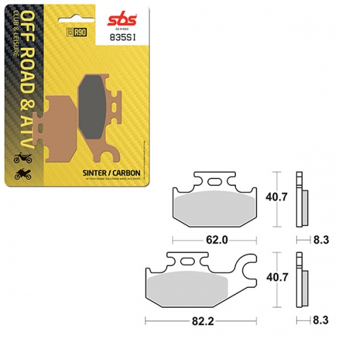 SBS ATV/UTV SINTER BRAKE PAD (6240835108)