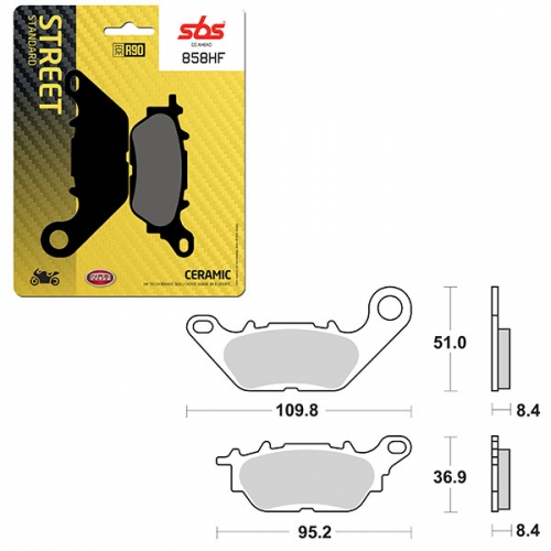 SBS ATV/UTV CERAMIC BRAKE PAD (6190858108)