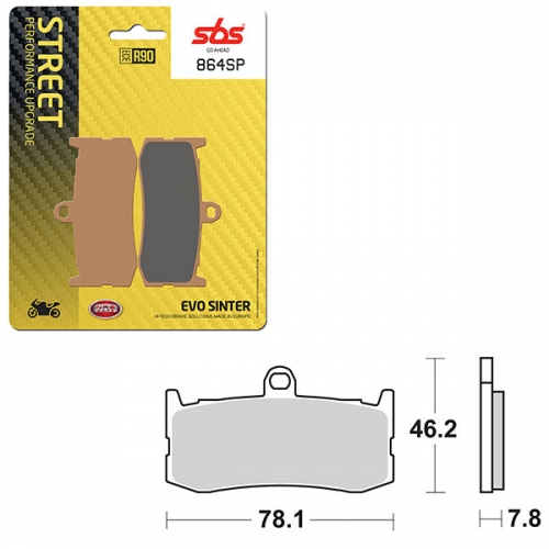 SBS SP EVO SINTER FRONT BRAKE PAD (6390864108)