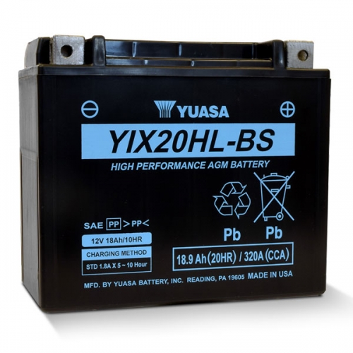 YUASA High Performance AGM Battery (YUAM620BHX)