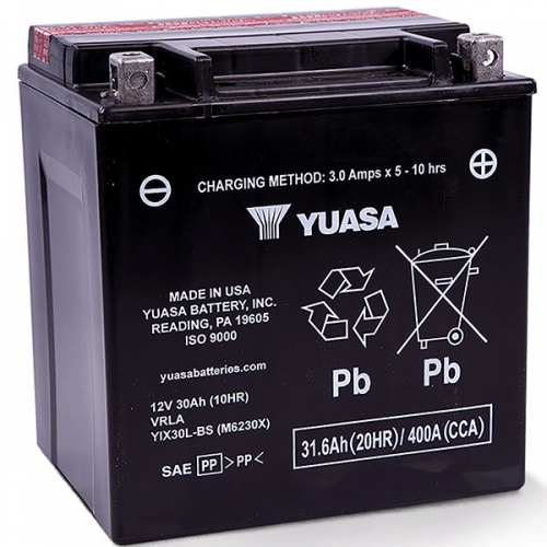 YUASA High Performance AGM Battery (YUAM6230X)