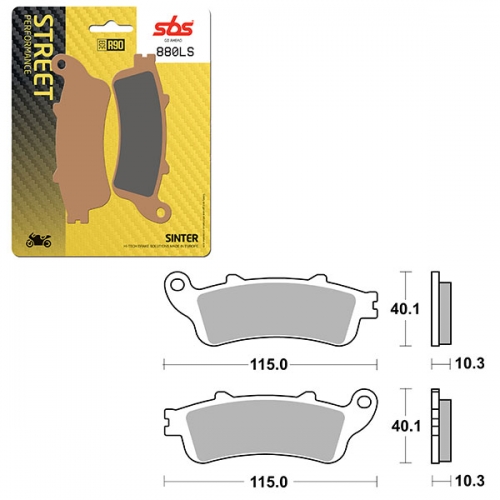 SBS PERFORMANCE LS SINTER REAR BRAKE PAD (6260880108)