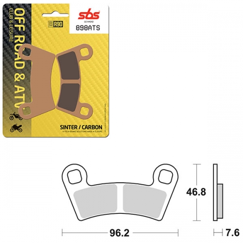 SBS ATV/UTV SINTER BRAKE PAD (6460898108)