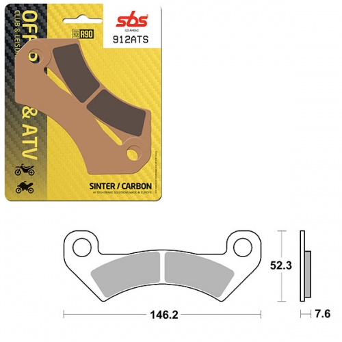 SBS ATV/UTV SINTER BRAKE PAD (6460912108)