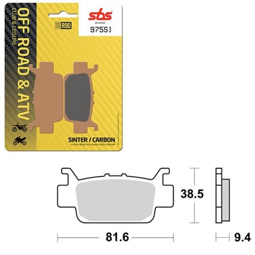 SBS ATV/UTV SINTER BRAKE PAD (6240975108)